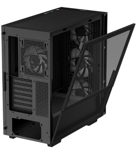 Компьютерный корпус DeepCool CH560 черный (R-CH560-BKAPE4-G-1) (ATX, без БП, 2хUSB, с окном)