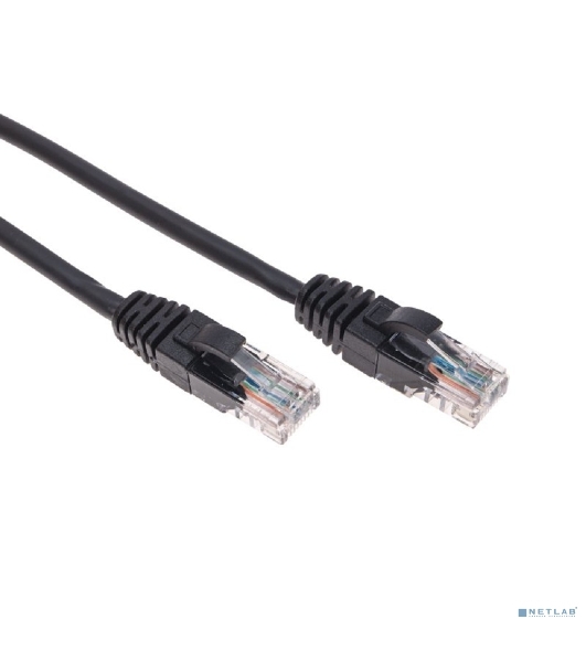 Патч-корд U/UTP Rexant cat.5e, RJ45-RJ45, 26AWG, ZH нг(А)-HF, черный, 1 м