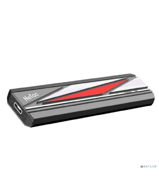 Внешний SSD Netac ZX20L, 512 Gb, USB 3.2 Gen 2x2 Type-C, R/W 2000/1800, черный
