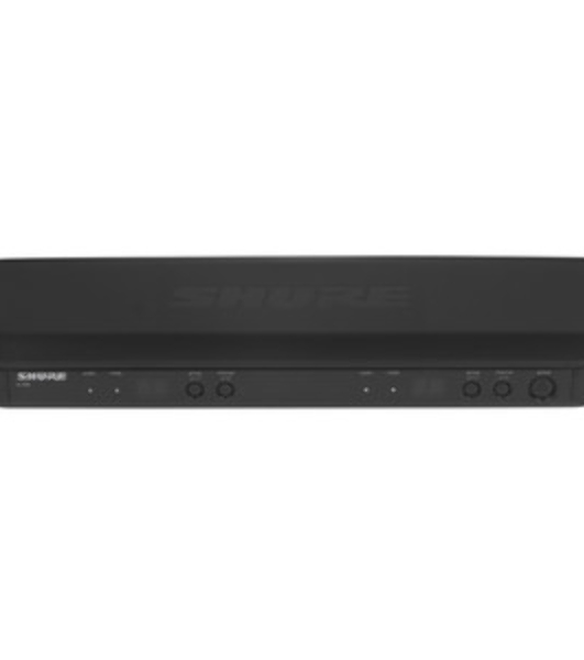 Микрофонная система SHURE BLX1288E/CVL-M17 беспроводная, двухканальная, с ручным передатчиком PG58 и петличным микрофоном CVL-B/C, частота UHF 662-686 МГц