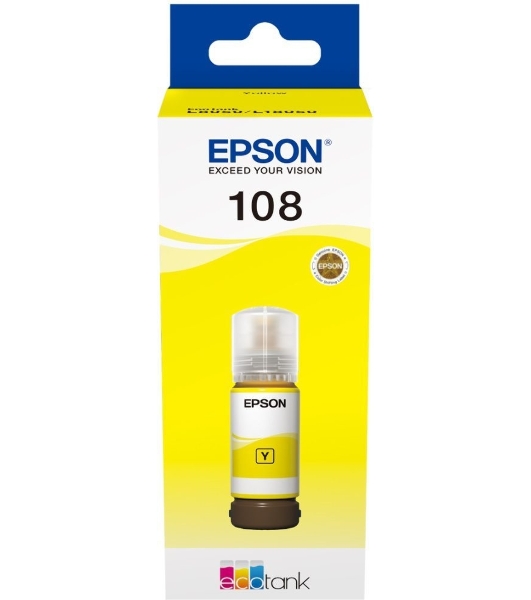 Контейнер с желтыми чернилами Epson C13T09C44A