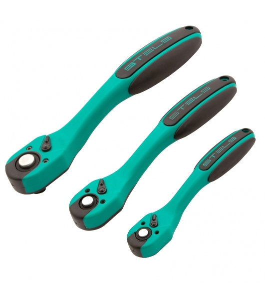 Набор инструментов STELS 141151/4'' 3/8'' 1/2'' cr-v s2 усиленный кейс 216 предм.