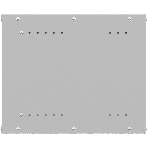 Шкаф коммутационный NTSS Lime (NTSS-WL12U5560GS) настенный 12U 550x600 мм пер. дв. стекл несъемн. бок. пан. 30 кг серый 110 град. IP20 сталь, фото3