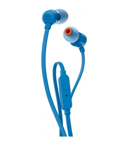 Проводные наушники JBL Tune 110 синий, внутриканальные, Jack 3.5 мм