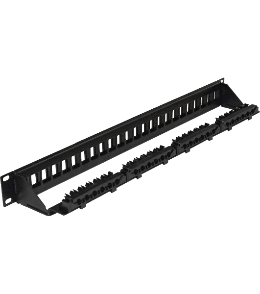 Патч-панель наборная Lanmaster LAN-PPN24OK-UTP 19' 1U 24xRJ45 UTP