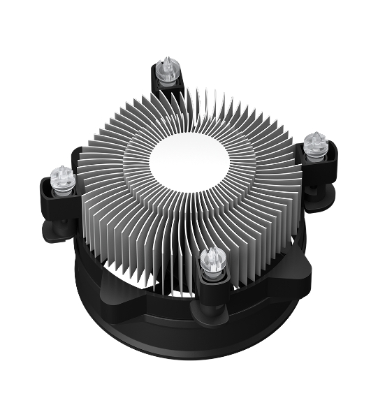 Кулер PcCooler R120-XXNIXX-GL черный 95мм алюминий 2700rpm 27.8db 4-pin 95W 70мм