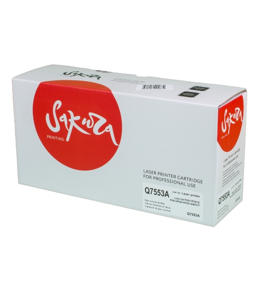 Картридж лазерный Sakura Q7553A для HP LaserJet P2011/P2012/P2013/P2014/P2015/M2717, черный, 3000 к.