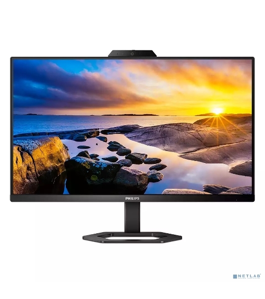 Монитор 23.8' Philips 24E1N5300HE IPS 1920x1080, 75 Гц, 4 мс, 16:9, 300 кд/м2, 1хHDMI, 1хDP, 5xUSB, черный