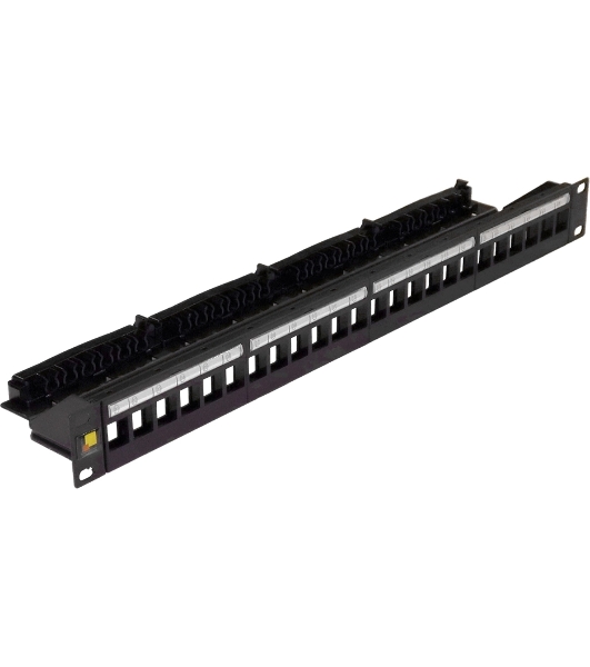 Патч-панель наборная Lanmaster LAN-PPN24OK-UTP 19' 1U 24xRJ45 UTP