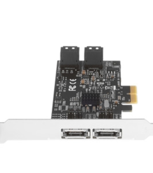 Контроллер ExeGate EXE-501 PCI-E 2.0, SATA3 6Gb/s, 2 int+2 ext (OEM)