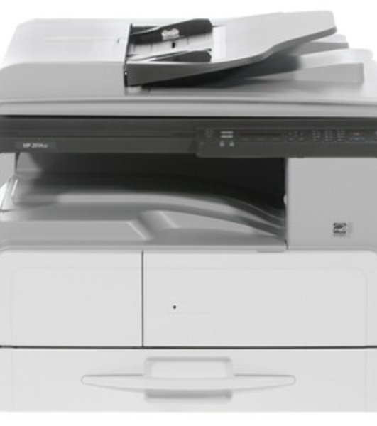 МФУ лазерное Ricoh MP 2014AD (912356/417378), A3, ч/б, печ. до 20 стр/мин. (А4) до 12 стр/мин. (А3), скан. до 6 стр/мин (цв.) 15 стр/мин (ч/б), 600x600dpi, USB