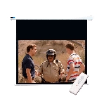 Экран Cinema S'OK SCPSM-332x186FG-ED90 Pro 150'' 16:9 настенно-потолочный, моторизованный, Fiberglass, белый корпус, Extra Drop 90 см, фото 1