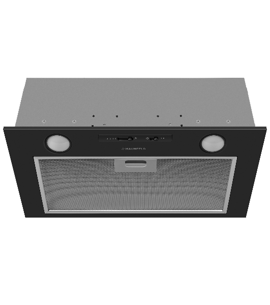 Вытяжка полновстраиваемая Maunfeld Crosby Light 5028, черный, 50 см, 850 куб. м/ч, 55 дБ