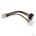 Разветвитель питания Cablexpert CC-PSU-82, Molex+SATA->PCI-Express 8pin, для подключения в/к PCI-Е (8pin) к б/п ATX, фото7