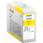 Картридж струйный Epson T8504 желтый (80 мл.) для SureColor SC-P800, фото 1