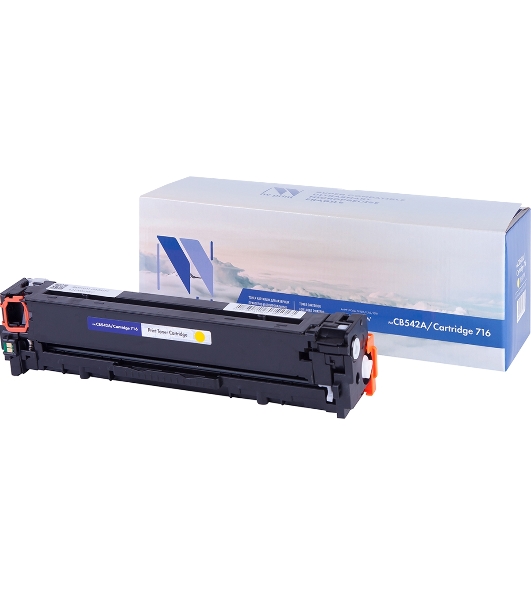 Картридж лазерный NVPrint совместимый HP CB542A/Canon 716 Yellow для LJ Color CP1215/1515/1518/(1400k)