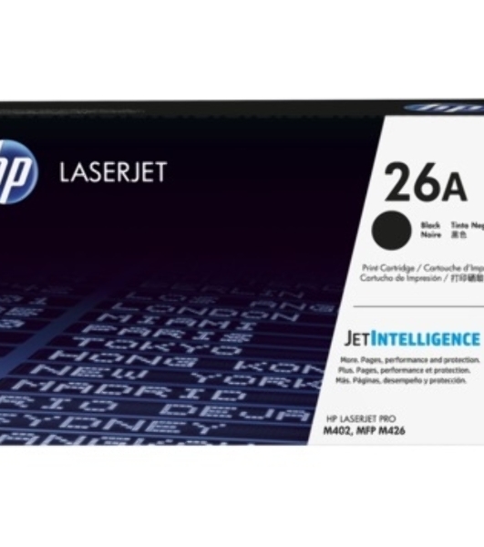 Тонер Картридж HP 26A CF226A черный для HP LJ Pro M402/M426 (3100 стр.)