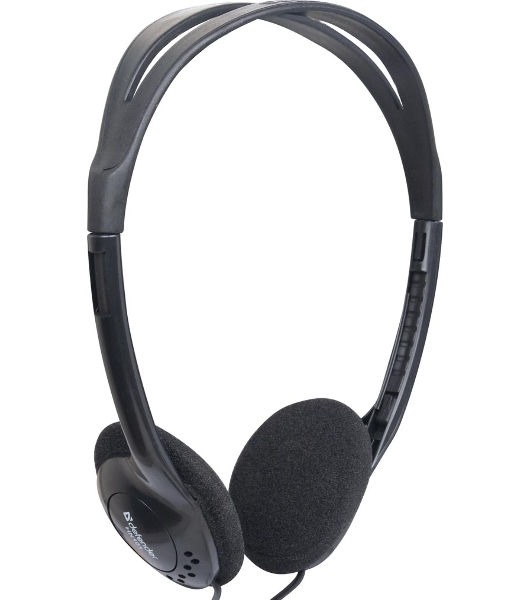 Проводные наушники Defender Aura 101 черный, накладные, Jack 3.5 мм