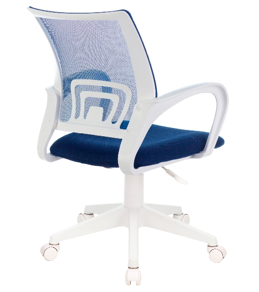 Кресло Бюрократ CH-W695NLT TW-05N TW-10N темно-синий, сетка/ткань, 120 кг, механизм качания