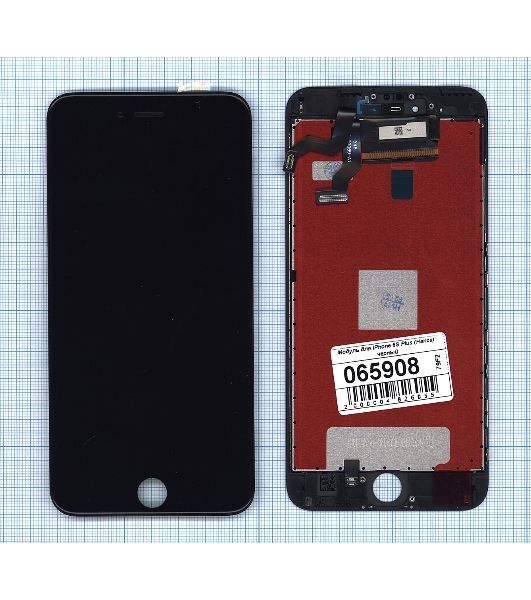 Дисплей для iPhone 6S Plus в сборе с тачскрином (Hancai) черный