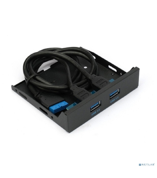 Планка USB 3.0 на переднюю панель 3.5' Gembird FP3.5-USB3-2A, USB, 2xUSB-A 3.0, USB