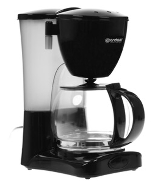 Кофеварка капельного типа Endever Costa-1044, мощность 800 Вт, -стальной/черный, объем 1,5л, LCD дисплей, по 4 шт/уп