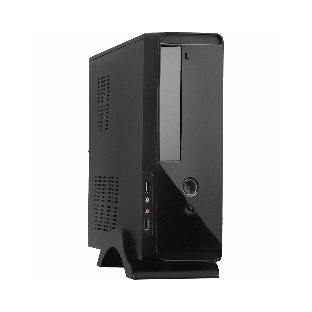 Компьютерный корпус ExeGate EX268702RUS MiniITX ExeGate MI-209 Black, miniITX/mATX, (без БП), 2хUSB, Audio