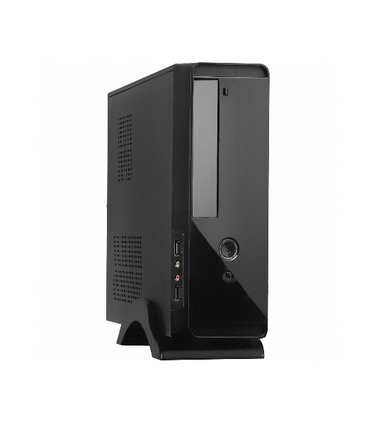 Компьютерный корпус ExeGate EX268702RUS MiniITX ExeGate MI-209 Black, miniITX/mATX, (без БП), 2хUSB, Audio