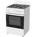 Плита газовая Darina C 1001 W белый/черный, конфорок 4 шт, духовка 50 л, 60 см x 85 см x 60 см, фото5