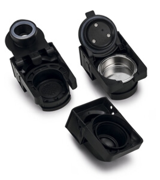 Кофеварка Polaris PCM 2020 3-in-1 черный/нержавеющая сталь, исп. кофе - молотый/капсулы, 0.8 л, 1450 Вт, 20 бар