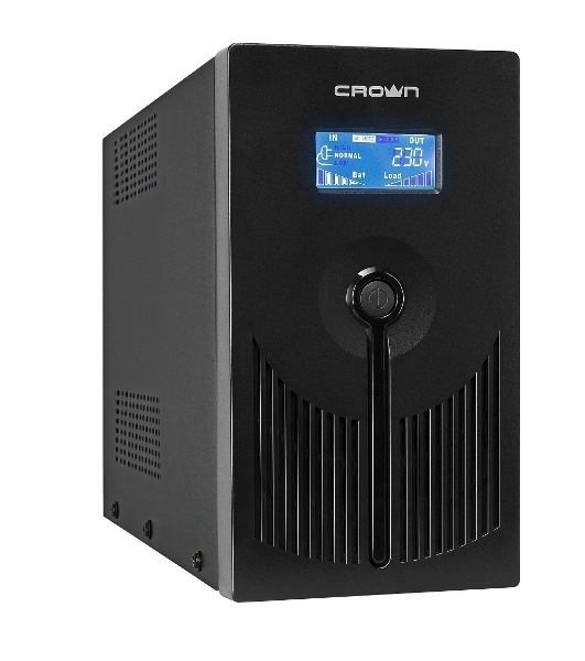 Источник бесперебойного питания Crown CMU-SP800EURO LCD/800 ВА/450 Вт/4 x евророзетка с заземлением (Schuko)