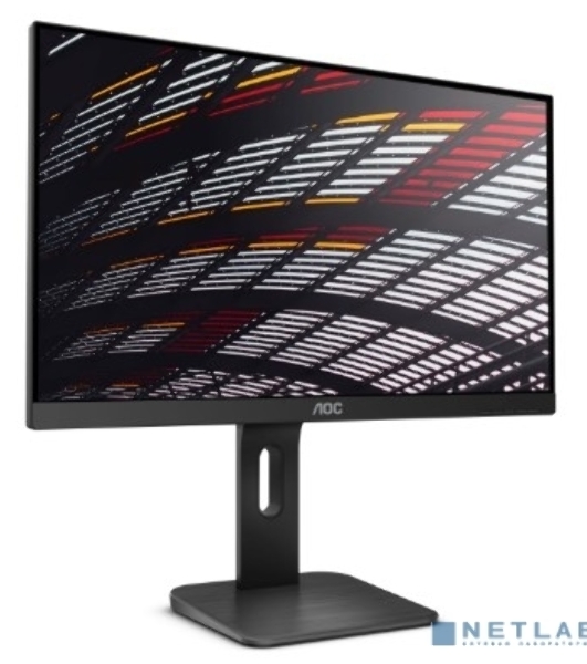 Монитор 24' AOC X24P1 IPS 1920x1200, 60 Гц, 4 мс, 16:10, 300 кд/м2, 1xHDMI, 1xDP, 1xVGA, 1xDVI, 1x3.5 мм, черный