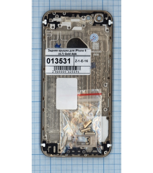 Задняя крышка для iPhone 6 (4.7) золотой