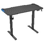Стол игровой Cactus CS-ED-GbK столешница МДФ карбон, каркас черный, фото17