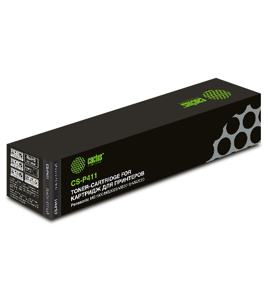 Картридж лазерный Cactus CS-P411 черный (2000 стр.) для Panasonic MB1900/MB2000/MB2010/MB2020/MB2025/MB2030