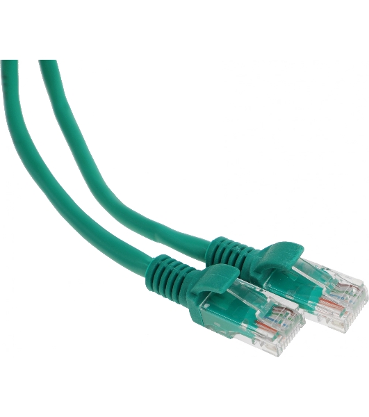 Патч-корд Premier PP12-1M/G 1000Гбит/с UTP 4 пары cat5E CCA molded 1м зеленый RJ-45 (m)-RJ-45 (m)