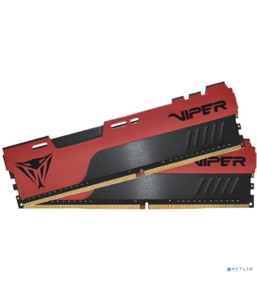 Оперативная память Patriot Viper Elite II, DDR4, 32GB (2x16 GB), 3200 MHz, CL18, DIMM, радиатор, красный, черный