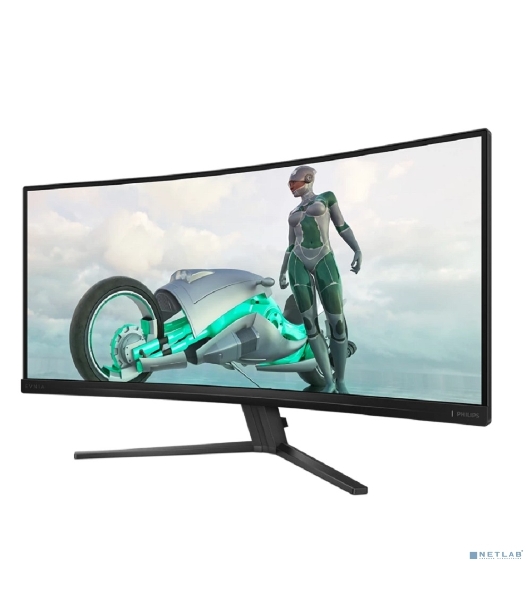 Монитор 34' Philips 34M2C3500L VA 3440x1440, 180 Гц, 1 мс, 21:9, 300 кд/м², 2xHDMI, 1xDP, 1x3.5 мм, изогнутый R1500, черный