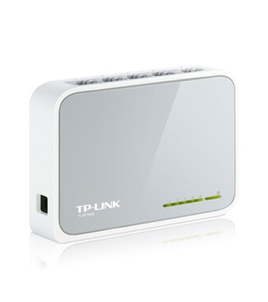 Коммутатор TP-Link SOHO TL-SF1005D Коммутатор 5-port 10/100M mini Desktop Switch, 5 10/100M RJ45 ports, Plastic case