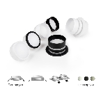Корпус светильника C6514 SGR серый песок D80*H25mm MR16 GU5.3, фото4